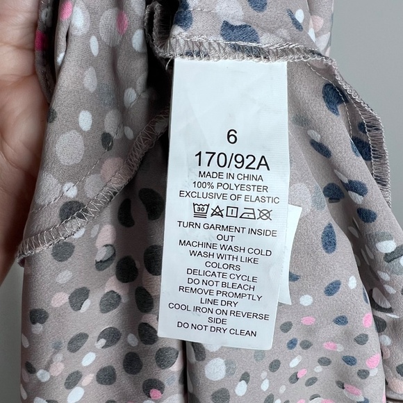 Kate Spade Taupe Soirée Multi Color Dot Shirt Dress 6 - Picture 6 of 6